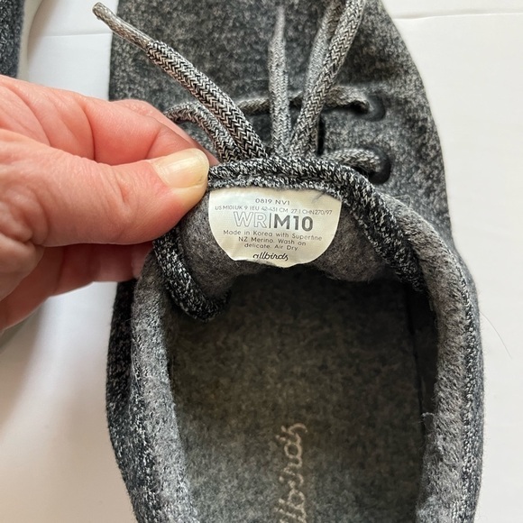 Allbirds Wool Runners Charcoal Gray Size WR/M10 - Picture 4 of 8